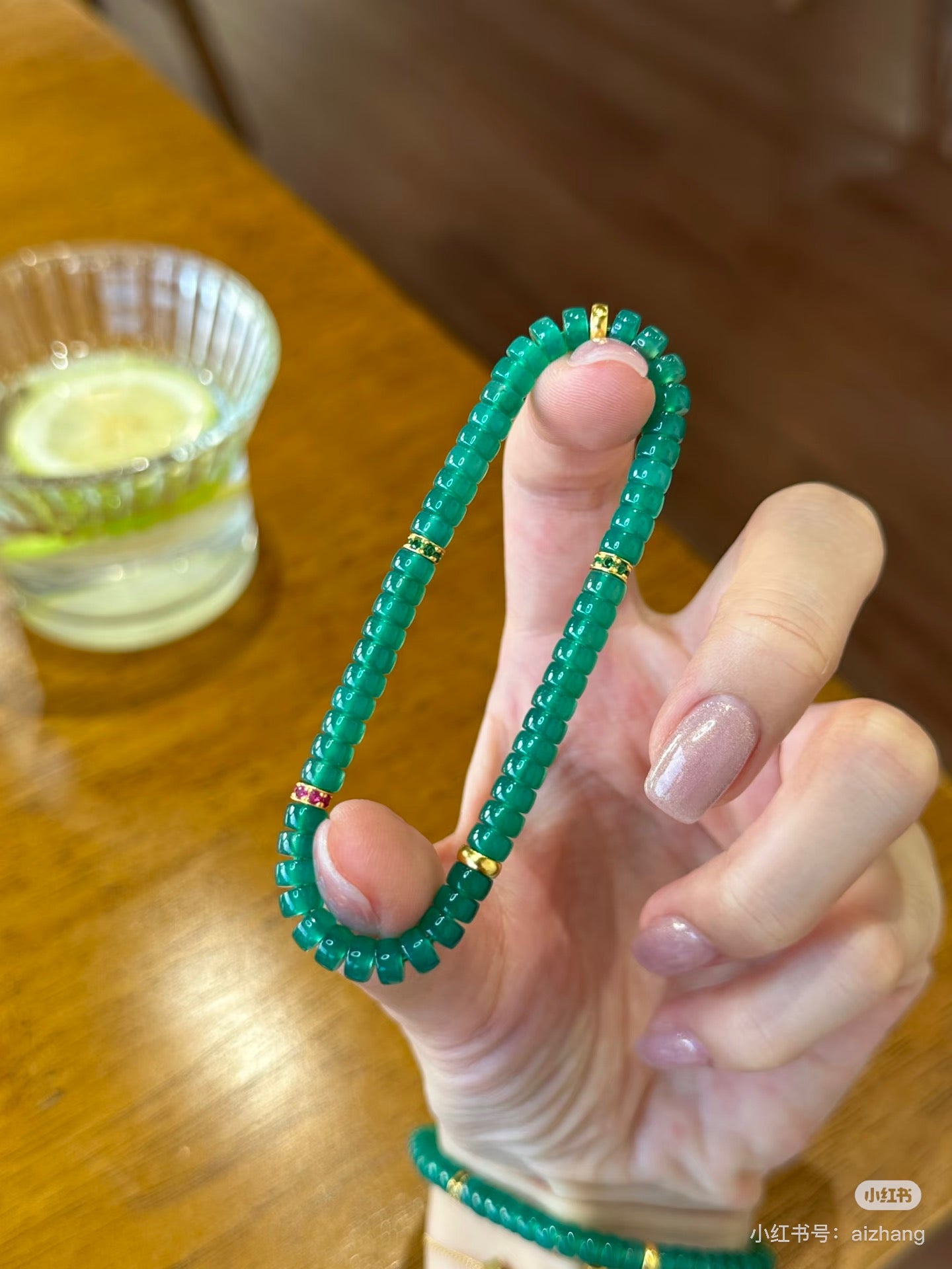 Luluqueen【🌳chrysoprase pills bracelet 】5mm