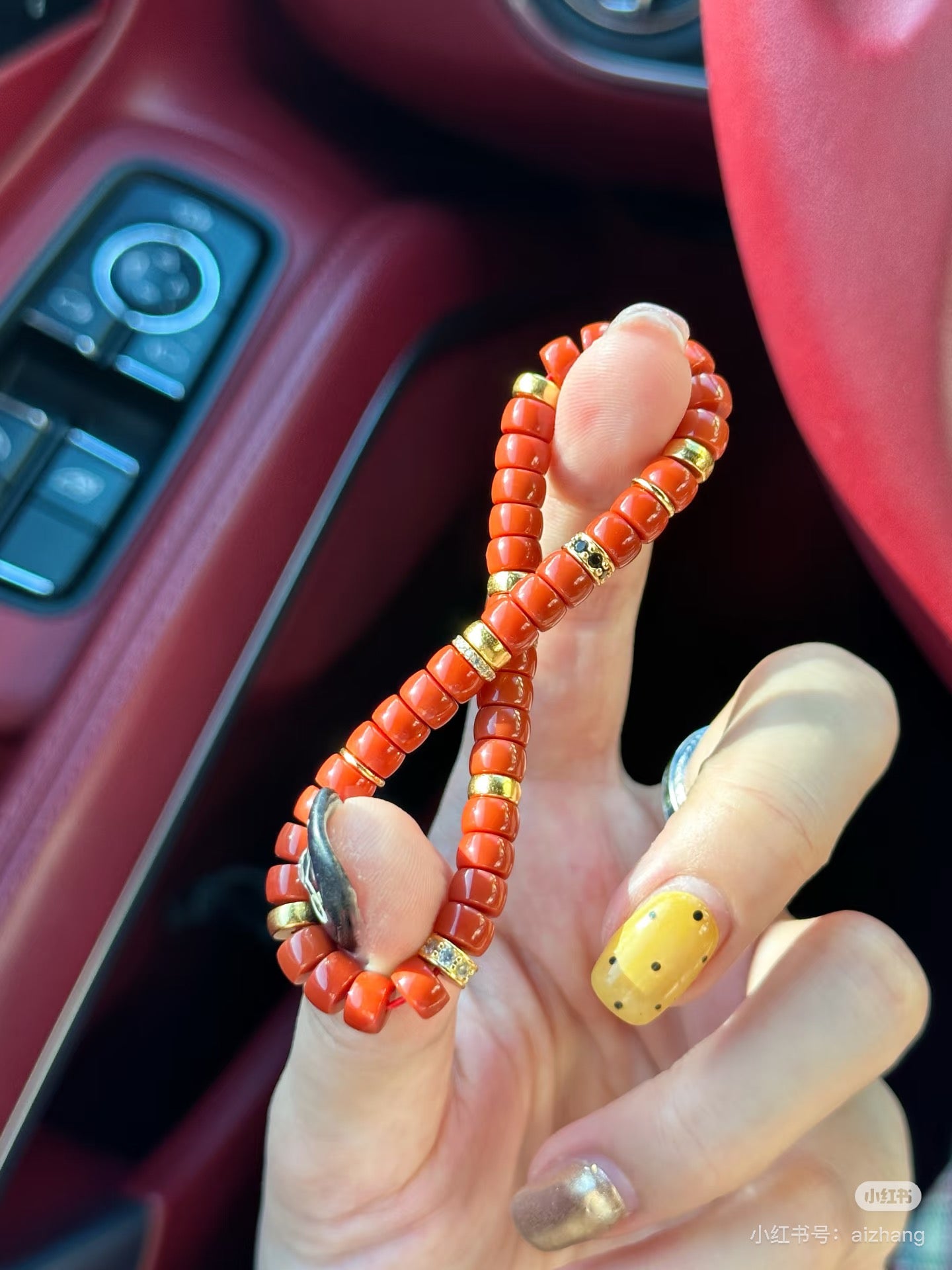 Luluqueen【♥️South red agate pills bracelet 】6mm