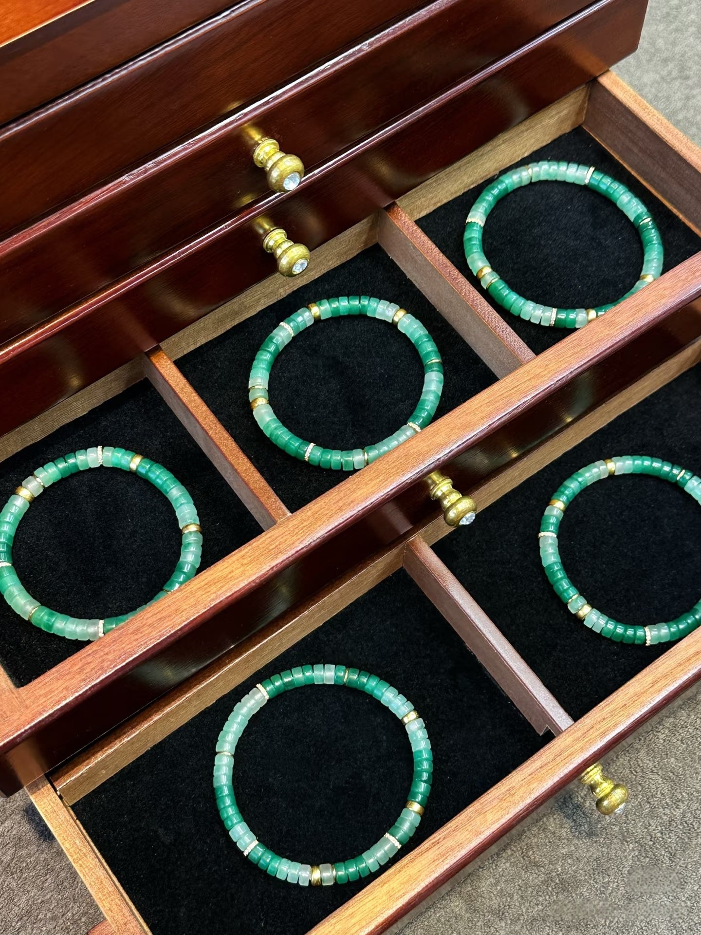 Luluqueen【🌿African jade bracelet 】6mm