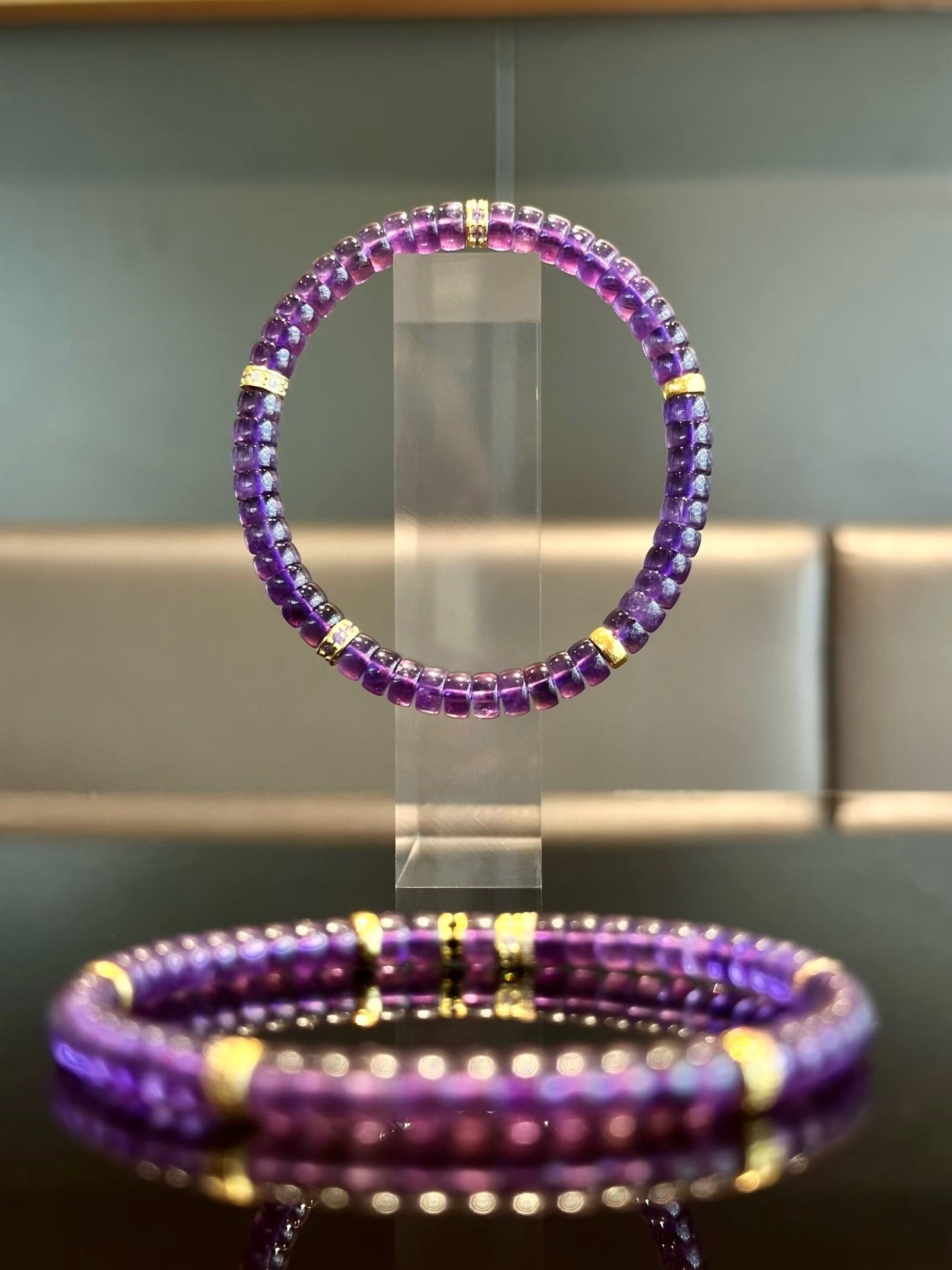 Luluqueen【💟Amethyst pills bracelet 】6mm
