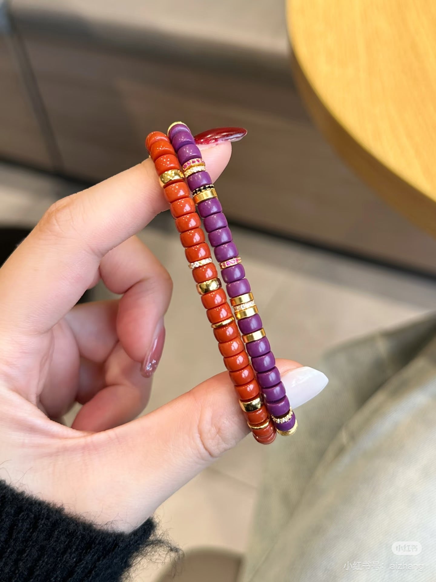Luluqueen【♥️South red agate pills bracelet 】6mm