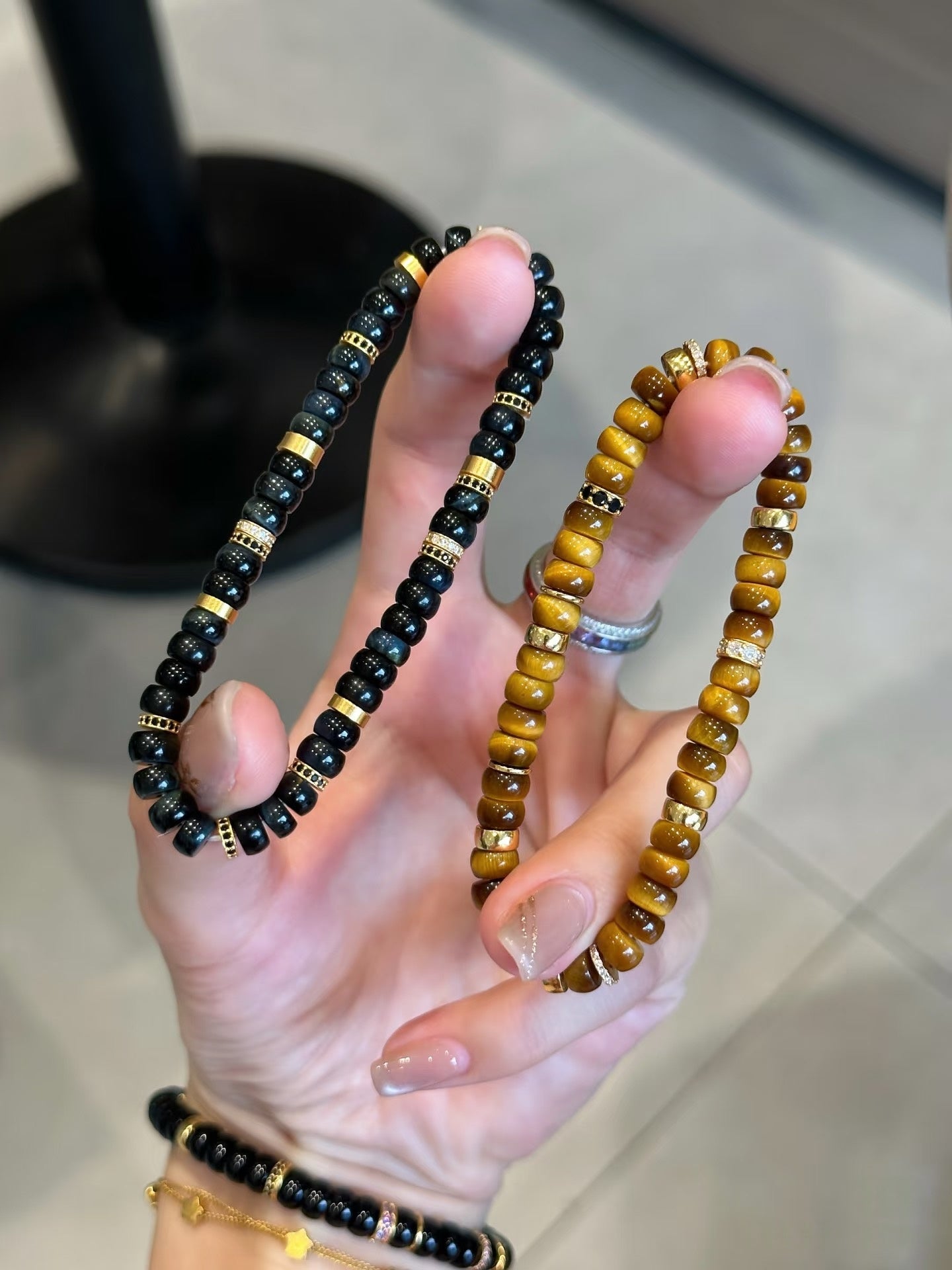 Luluqueen【🤎Tiger-eye pills bracelet 】6mm